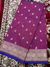 Boota Jangala Silk Saree – Royal Purple Zari Woven Traditional Saree