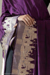 Magenta Gold PURE Katan Ghat Silk Banarasi Saree