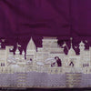 Magenta Gold PURE Katan Ghat Silk Banarasi Saree
