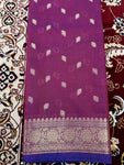 Boota Jangala Silk Saree – Royal Purple Zari Woven Traditional Saree