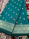 Boota Jangala Silk Saree – Purple Woven Zari Border Traditional Saree