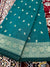 Boota Jangala Silk Saree – Rich Green Woven Zari Border Traditional Saree