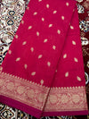 Boota Jangala Silk Saree – Cherry Red Zari Woven Traditional Saree