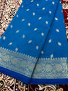 Boota Jangala Silk Saree – Royal Blue Zari Woven Traditional Saree