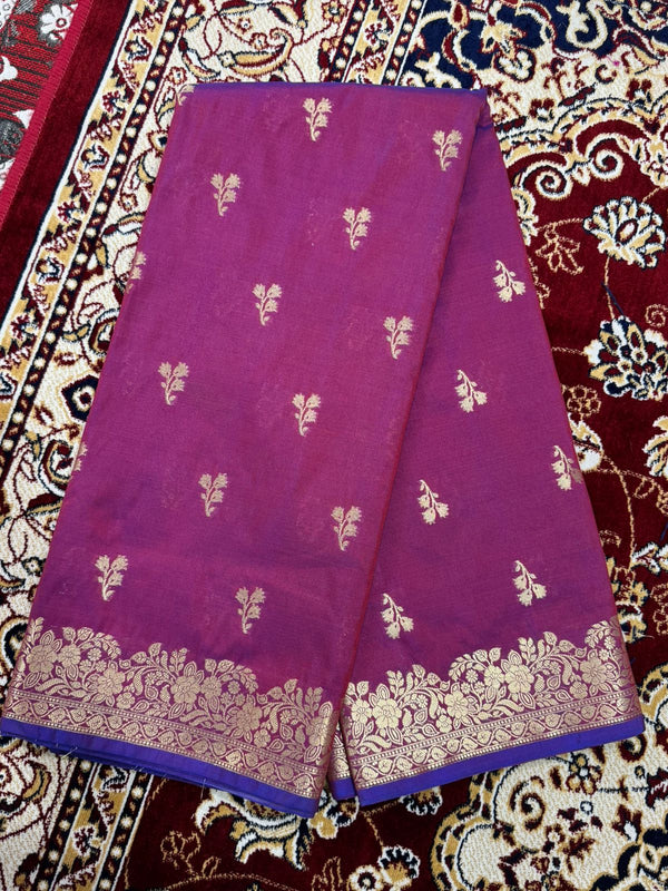Boota Silk Saree – Purple Prestige Zari Woven Traditional Saree