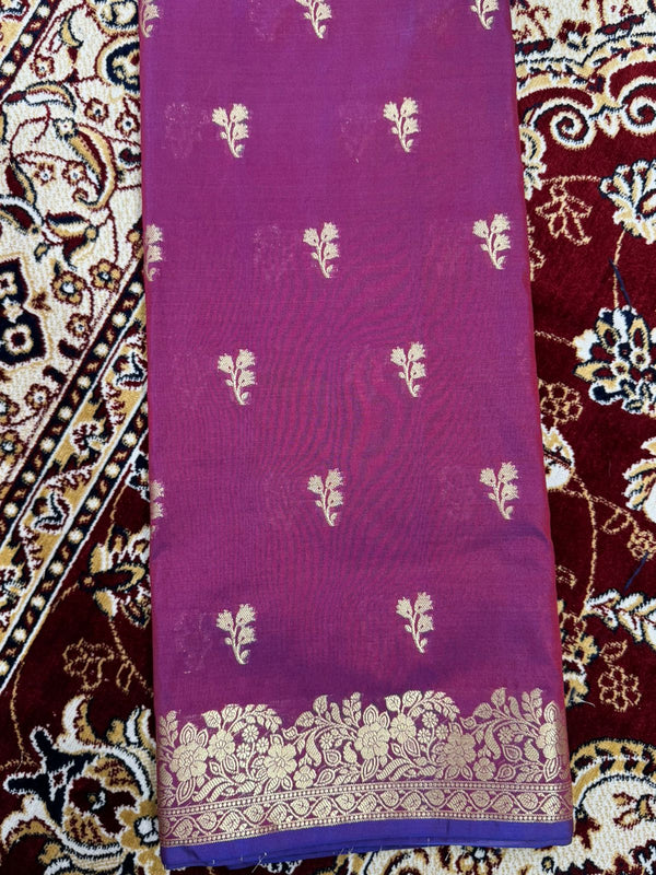 Boota Silk Saree – Purple Prestige Zari Woven Traditional Saree